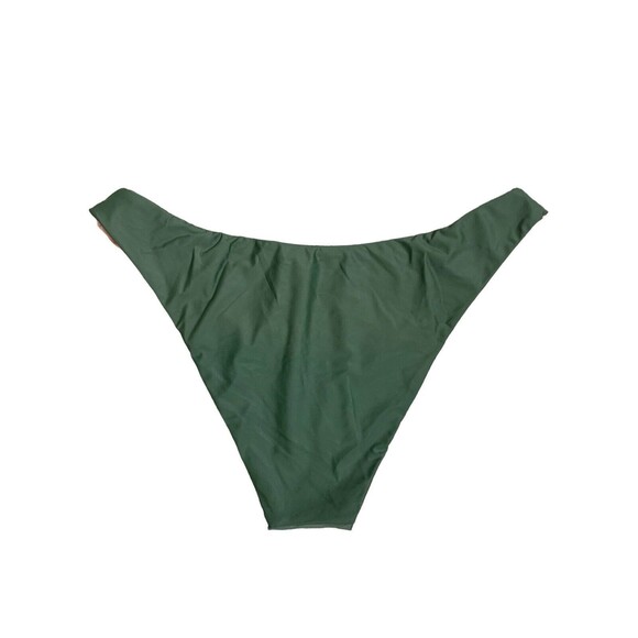 New! J.Crew Bikini Bottom Women’s Med Curved Waist Cheeky Safari Green BC125 - Picture 7 of 7